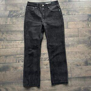 Zara Mini bootcut Flocked Denim